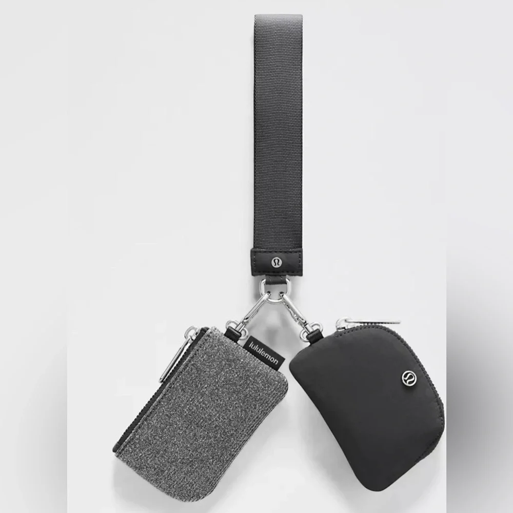 Lululemon Dual Pouch Wristlet Glitter
